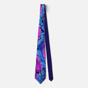 Abstract Northern Lights Tie