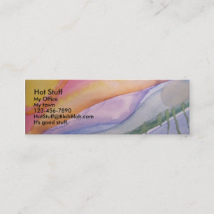 abstract now skinny business card