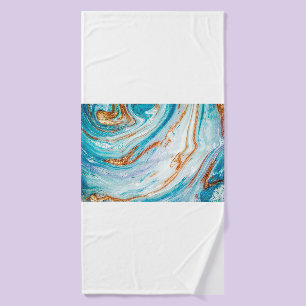 Abstract ocean- ART. Natural Luxury. Style incorpo Bath Towel