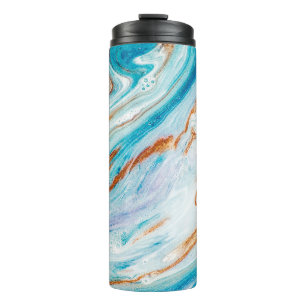 Abstract ocean- ART. Natural Luxury. Style incorpo Thermal Tumbler