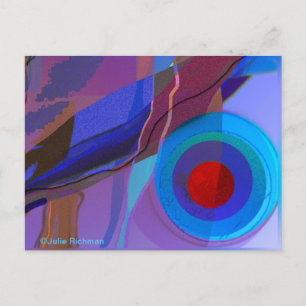 Abstract Ocean Memories postcard 2