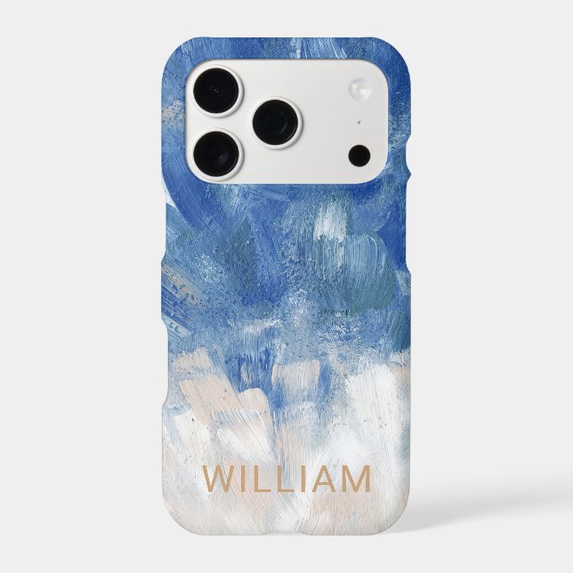 Abstract Ocean Personalized Name   (Back)