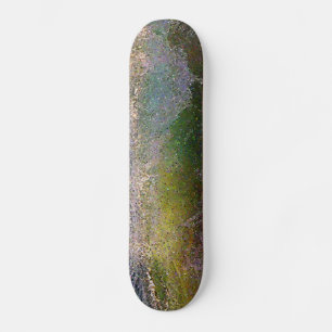 Abstract Ocean Wave Skateboard