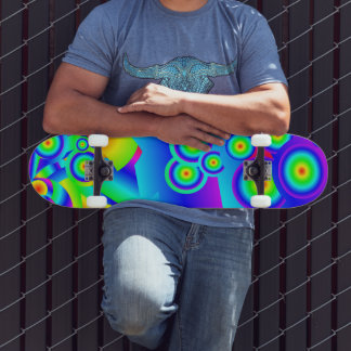Abstract Ocean waves  Skateboard