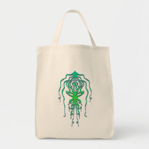 Abstract Octopus Tribal Squid Tattoo Design Tote Bag