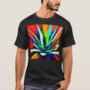 Abstract of a colorful Agave  T-Shirt