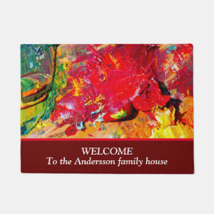 Abstract Of Artist Palette Doormat