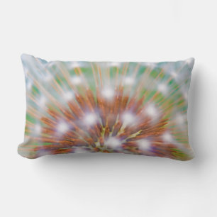 Abstract of dandelion seed head lumbar pillow
