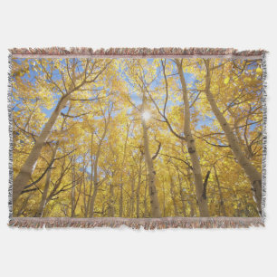 Abstract of Gilia Amidst Wildflowers   California Throw Blanket