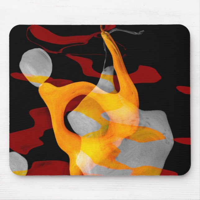 Abstract of Pear Mouse Pad (Front)