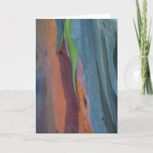 Abstract Of Rainbow Gum Tree Card