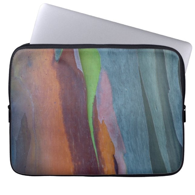 Abstract Of Rainbow Gum Tree Laptop Sleeve (Front)