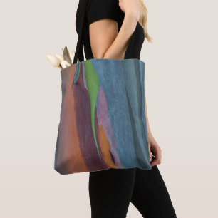 Abstract Of Rainbow Gum Tree Tote Bag