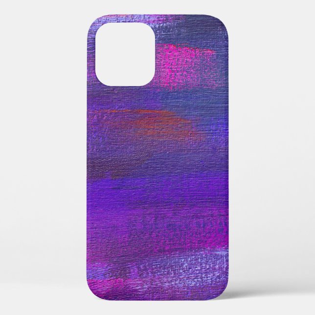 Abstract Oil: Canvas Texture Background. Case-Mate iPhone Case (Back)