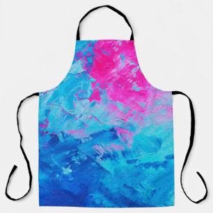abstract oil paint texture on canvas, background apron