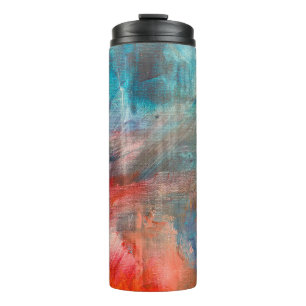Abstract oil painting background. Oil on canvas te Thermal Tumbler