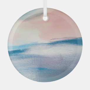 Abstract oil painting, canvas texture. glass ornament