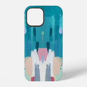 Abstract oil painting, colourful texture. iPhone 12 case