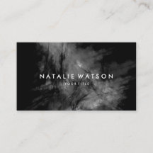 Abstract Oil Painting Dark Monochrome