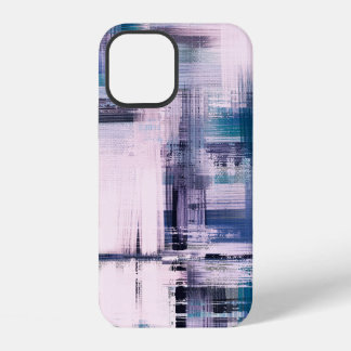 Abstract oil painting on canvas, hand drawn artwor iPhone 12 case