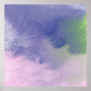 abstract oil painting poster