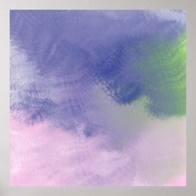 abstract oil painting poster (Front)