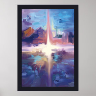 Abstract Oil Poster
