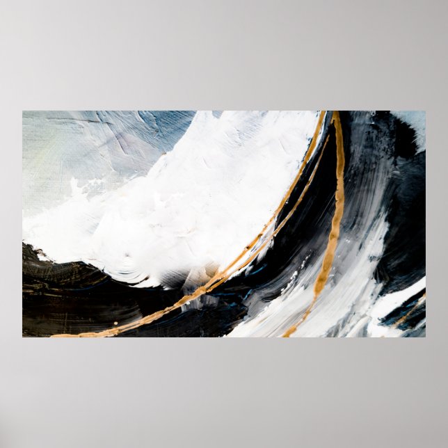 Abstract oil texture background. Paint on canvas.  Poster (Front)