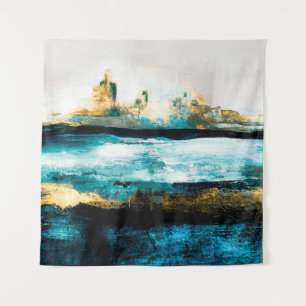 Abstract oil texture background. Paint on canvas.  Tapestry