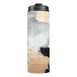 Abstract oil texture background. Paint on canvas.  Thermal Tumbler