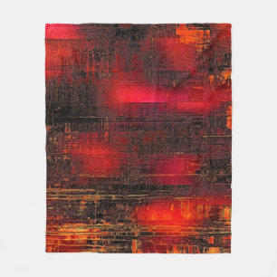 Abstract old background or faded grunge texture. W Fleece Blanket