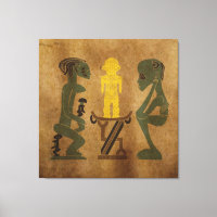 Abstract old vintage African Tribal scene rock art