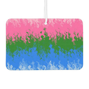 Abstract Omniromantic Pride Flag Air Freshener