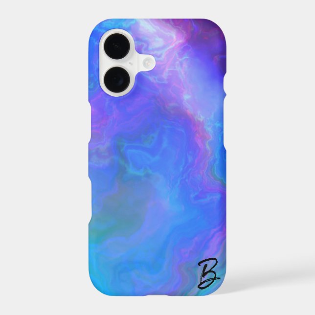 Abstract Opal Agate Personalized Phone Case (Back)