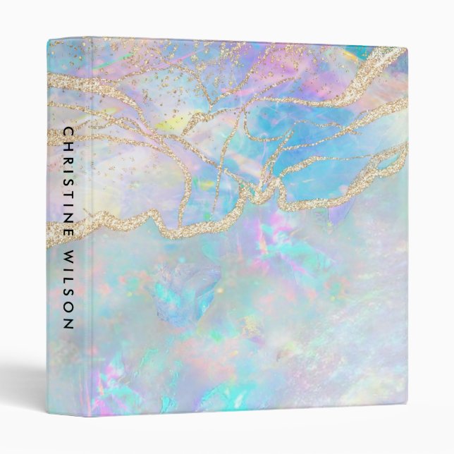 abstract opal design binder (Front/Spine)