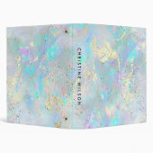 abstract opal faux glitter details binder (Background)