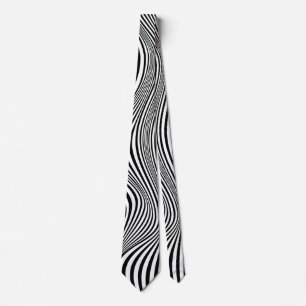 Abstract Optical Illusion Background Tie