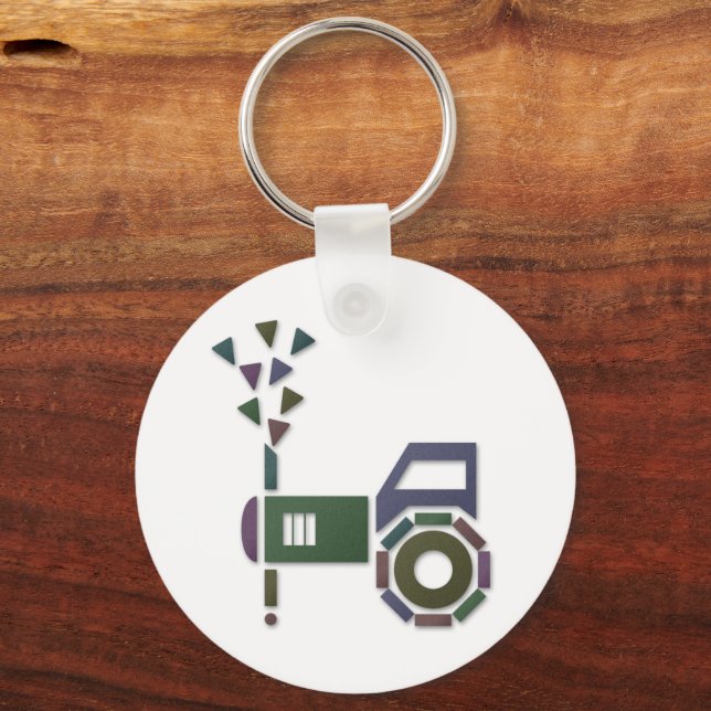 Abstract-or -  keychain (Front)