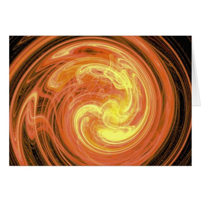 Abstract Orange (Front Horizontal)