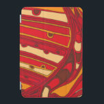 Abstract Orange Panels iPad Mini Cover<br><div class="desc">A surrealist dream,  these brightly coloured abstract orange panels look like melted wax flowing through a canvas. A Jennifer Goldberger creation,  this work is amazing in its imaginative use of colour and lines. Order yours today!</div>