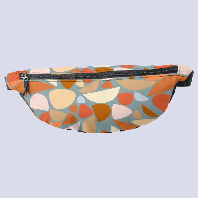 Abstract Orange Peach Pattern Fanny Pack (Abstract pattern peach orange fanny pack)