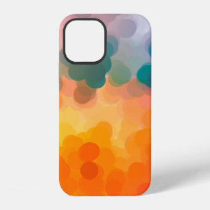Abstract orange watercolor background. Illustratio iPhone 12 Case