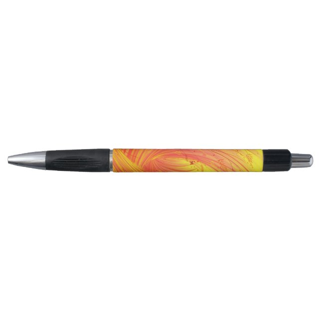 Abstract Orange yellow Enchanted Garden  Pen (Front)