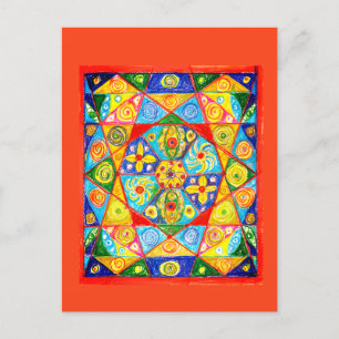 Abstract order postcard