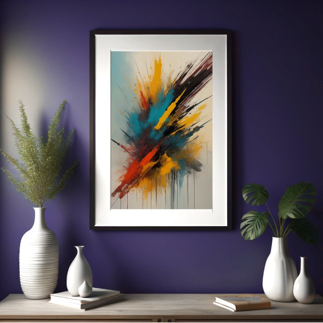Abstract Organic Painting 2:3 Poster (Creator Uploaded)