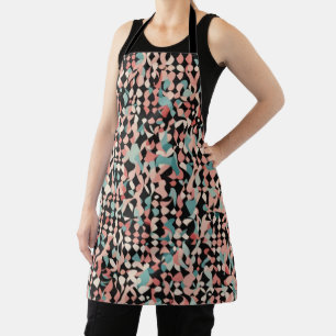 Abstract Organic Pattern in Pastel Apron