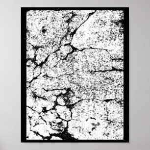 Abstract Organic Photography With Cracking Effects Poster