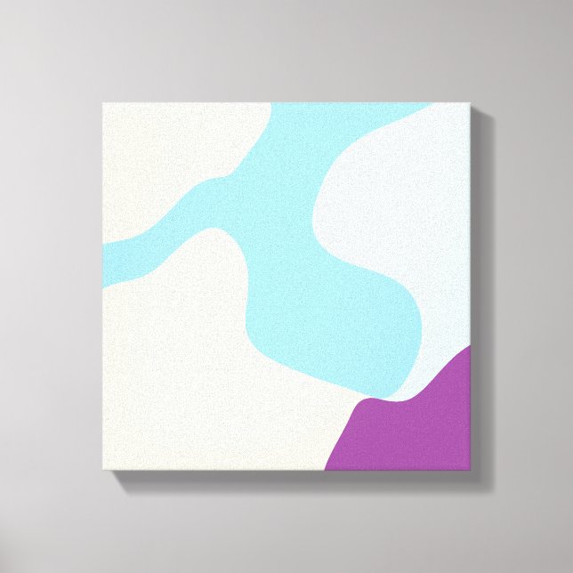Abstract Organic Shapes Canvas Print (Front)