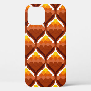 abstract organic shapes decorative victory pattern iPhone 12 case