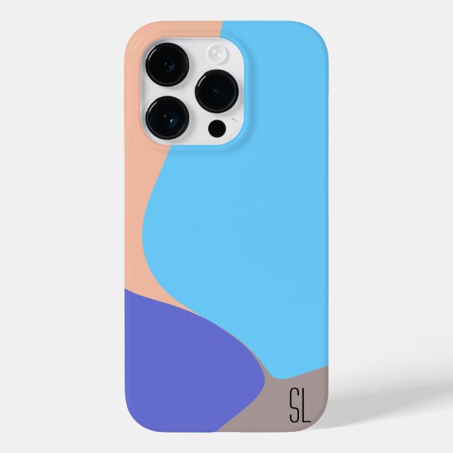 Abstract Organic Shapes Personalized Case-Mate iPhone Case (Back)